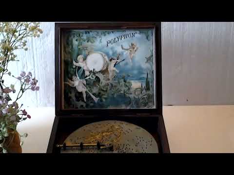 POLYPHON DISC PLAYING MUSICAL BOX, No.15222, c.1800s