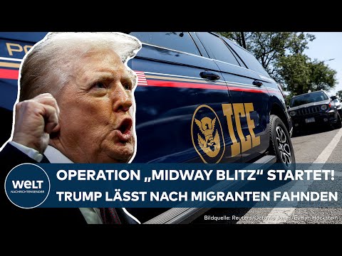 CHICAGO: Trump startet Operation "Midway Blitz" gegen Migranten! ICE-Agenten bekommen Steckbriefe