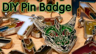 How To Make 3D Printed Pin Badges at Home (3D print and Epoxy Cast)