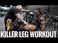 KILLER LEG DAY!! | ADVANCED LOWER BODY STRENGTH WORKOUT