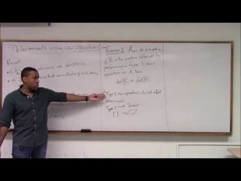 Math 346 Lecture 9 - Pivotal condensation; More facts about determinants, and; Intro to inverses