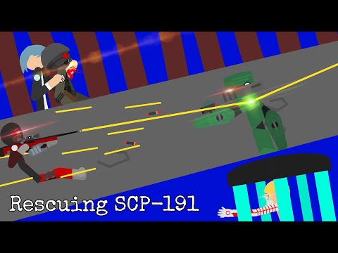 Rescuing SCP-191 Stick Nodes Animation | SCP:- Secure and Containing