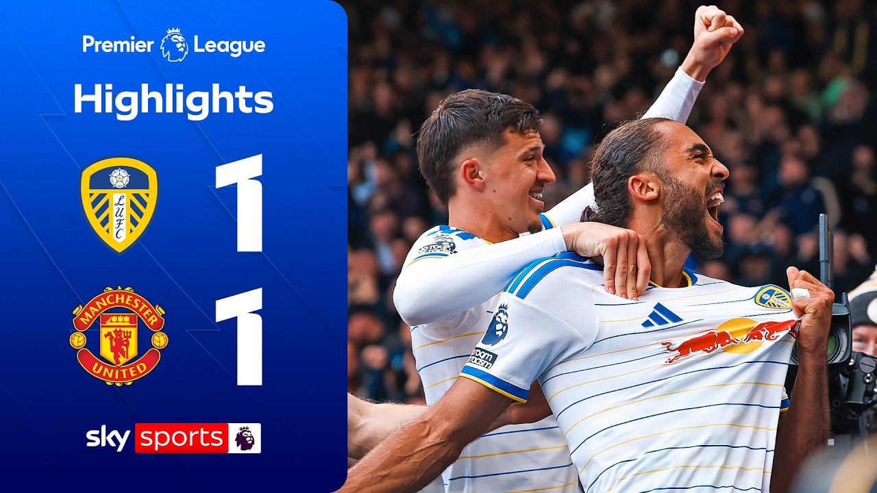 Calvert-Lewin ensures Man Utd winless run continues | Leeds 1-1 Man Utd | Premier League Highlights