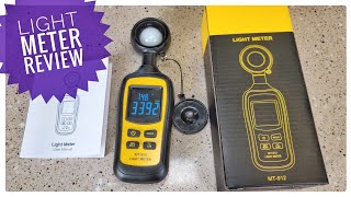 Review URCERI Light Meter Lux Meter   How To Use Light Meter  What Is Temp Reading?