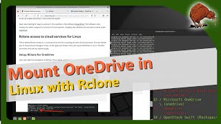 Mount OneDrive as folder in Linux with Rclone