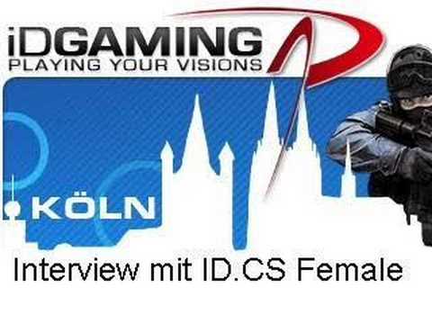 ESWC 2007 Germany - Interview mit ID.CS Female