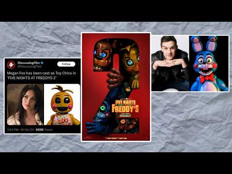 The Fnaf 2 Movie casting is weird