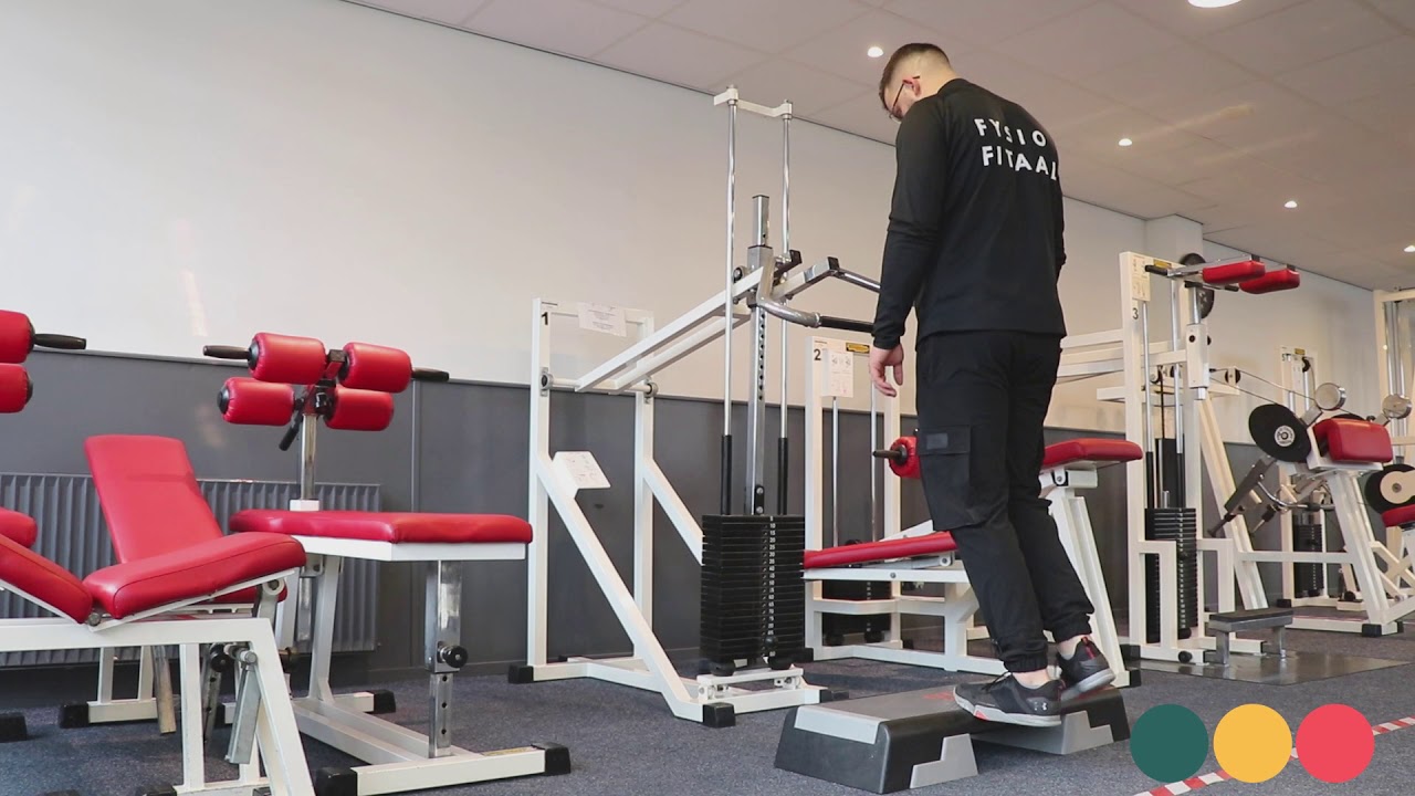 Video thumbnail: Calf raises (excentrisch) — instructievideo