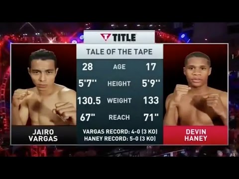 Devin Haney vs  Jairo Fernandez Vargas