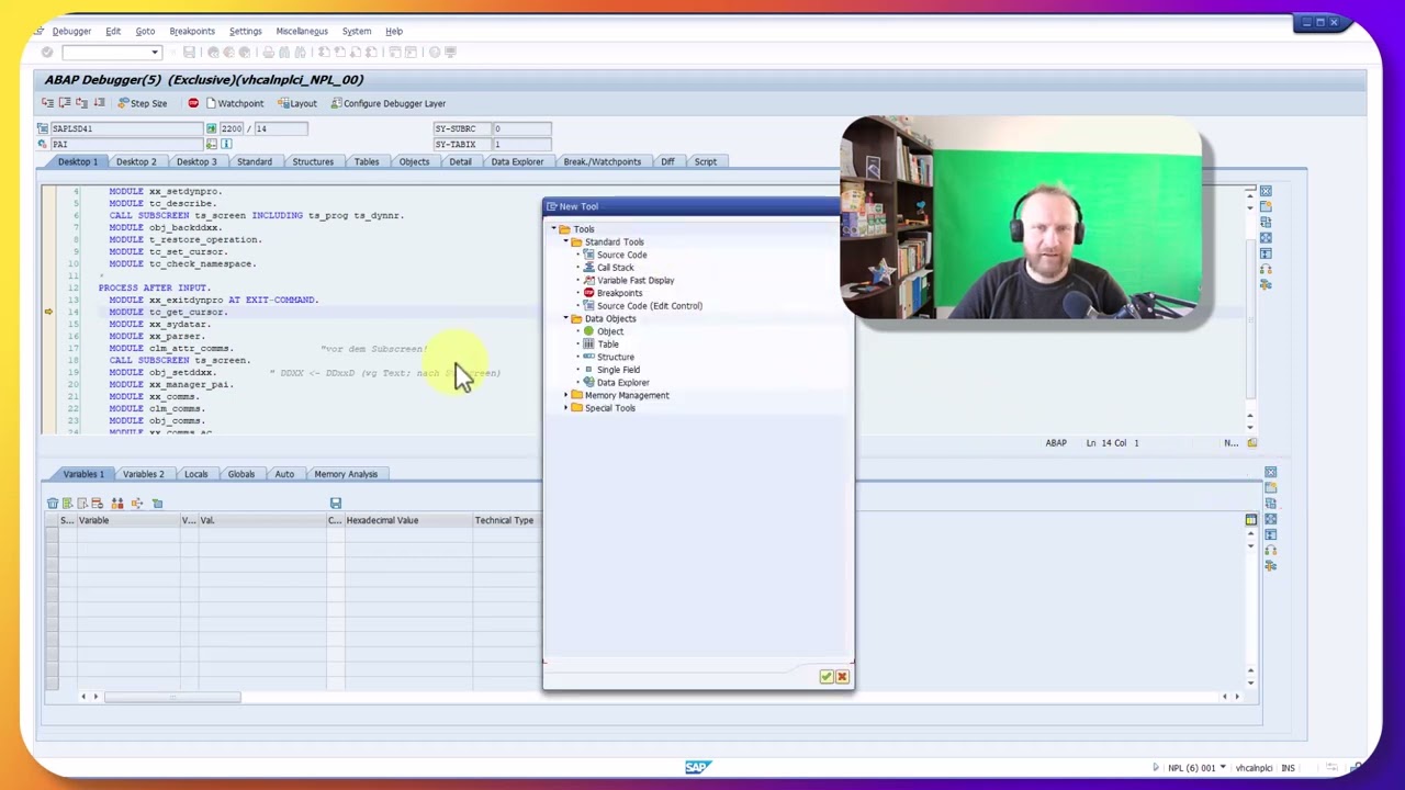 ABAP Debugger 101- Ep2 - Debugger Window Overview