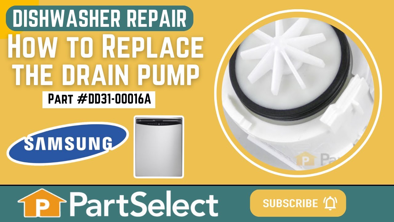 Replacing the Dishwasher Drain Pump