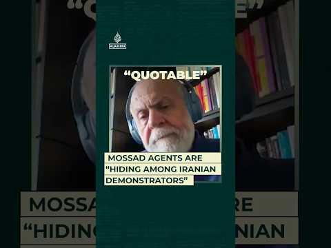Mossad agents are “hiding among Iranian demonstrators”