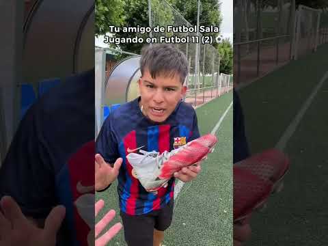 Tu Amigo De Futbol Sala Jugando En Futbol 11 (2) ⚽️ Paul Ferrer ⚽️😂🚀 #short