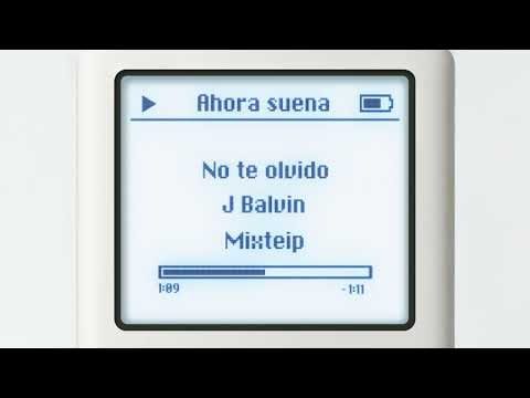 J Balvin - No Te Olvido (Official Audio)