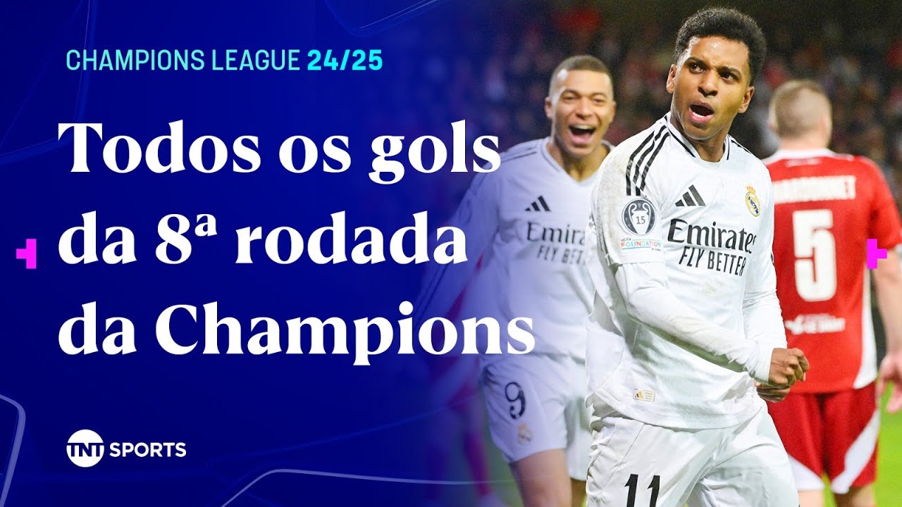 RODRYGO BRILHANDO, CHUVA DE GOLAÇOS E VIRADAS ALUCINANTES! TODOS OS GOLS DA 8ª RODADA DA CHAMPIONS!