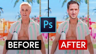 How to SWAP FACES in Adobe Photoshop using Layer Masks