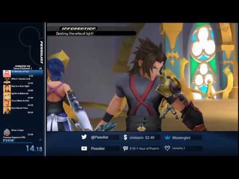KH:BBS Terra Crit/Level 1 Any% in 49:54 (WR)