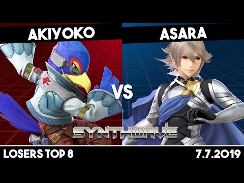 Akiyoko (Falco) vs Asara (Corrin/Bayo) | Losers Top 8 | Synthwave #2