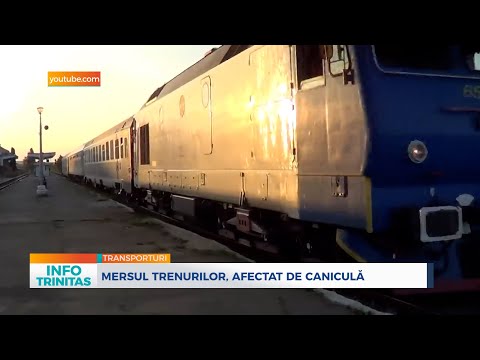 Mersul trenurilor, afectat de caniculă