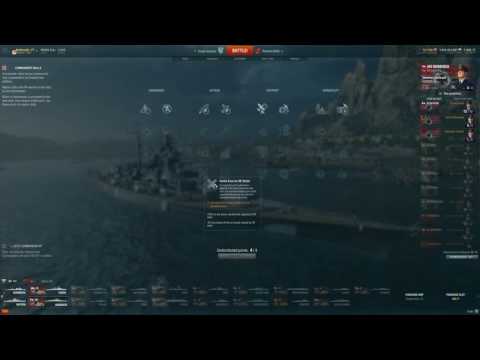 World of Warships - Commander Skills, Elite, Accelerated Training (0.6.0 Public Test)