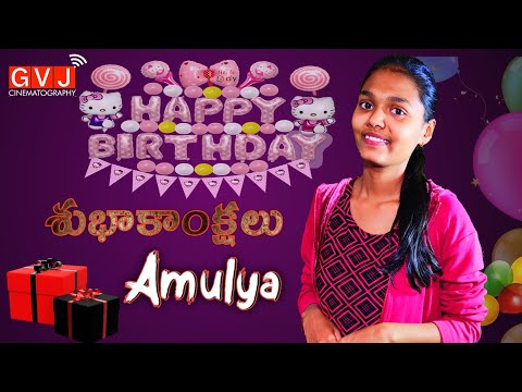 Birthday greetings to Amulya