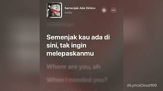 Download lagu Andity - Semenjak Ada Dirimu (Lyrics) mp3 Download lagu Andity - Semenjak Ada Dirimu (Lyrics) mp3
