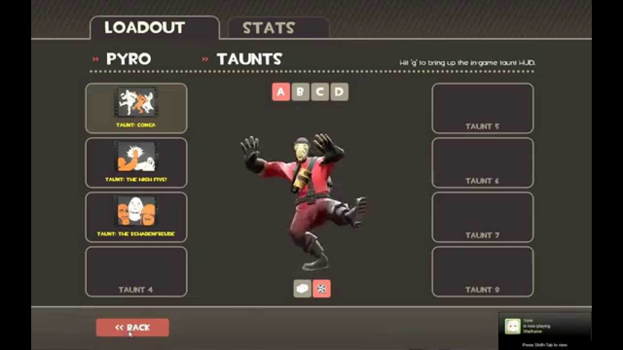 Team Fortress 2- Every class's Conga dance.