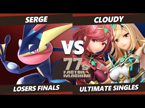77s FM4 Losers Finals - Serge (Greninja) Vs. Cloudy (Pyra Mythra ) SSBU Ultimate Tournament