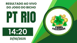 🍀 Resultado da PT Rio 14:20 – Resultado do Jogo do Bicho de Hoje 06/11/2025