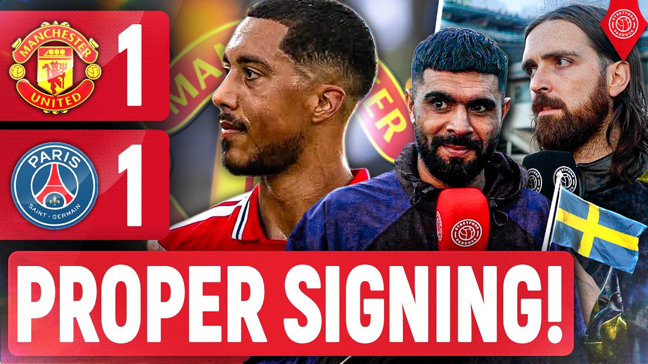 'Youri Tielemans Is CLASS!' | Adam McKola & Joe Smith REACT!  Manchester United 1- 1 PSG