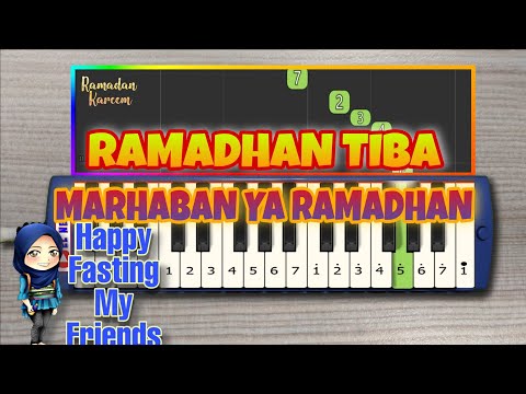 RAMADHAN TIBA MARHABAN YA RAMADHAN NOT ANGKA PIANIKA TUTORIAL