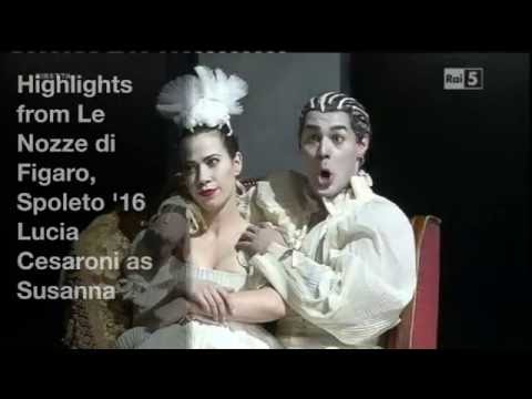 Le Nozze di Figaro Highlights, Lucia Cesaroni as Susanna at Spoleto 2016