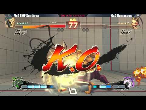 SSF4 AE2012 VxG EMP Santhrax vs GxC Damascus - Next Level Battle Circuit #6 Tournament