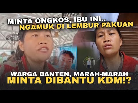 MINTA ONGKOS⁉️ WARGA BANTEN NGAMOOK DI POS PENGADUAN LEMBUR PAKUAN