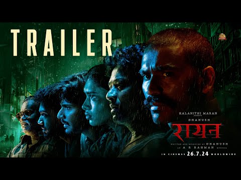 RAAYAN - Official Trailer Hindi | Dhanush | Sun Pictures | A.R. Rahman