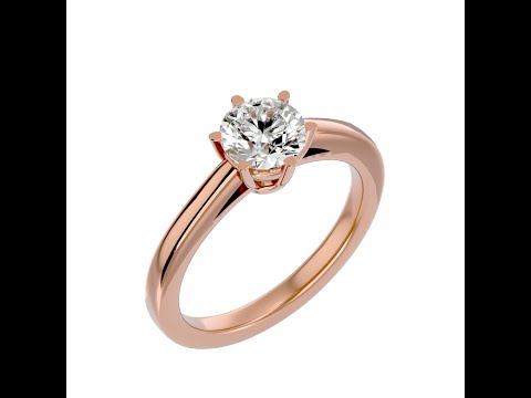 Inel de logodna Captivant Briliant Rose Aur 18k Pure Diamonds - Venus