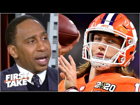Trevor Lawrence 該閃躲噴射機隊嗎？如果他們拿到選秀狀元籤？| First Take (Should Trevor Lawrence dodge the Jets if  they get the No. 1 pick? | First Take)