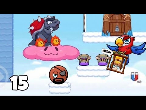 Rescue the Prince from Lava Dragon in Ball V Red Ball Challenge