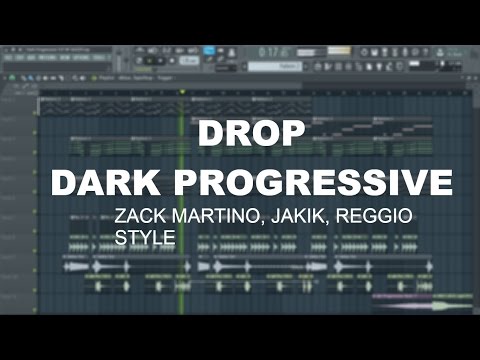 Fl Studio || FLP Drop Dark Progressive (Zack Martino, REGGIO, Jakik Style) // FREE FLP