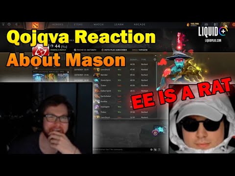 Qojqva Reacts to Mason Thoughts Calling EternalEnvy a RAT