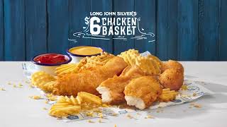 Long John Silver's $6 Chicken Basket - A Deal You Can’t Miss! 🍗🍟