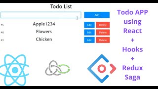 Download the video "Todo App using React + Hooks + Redux-Saga"