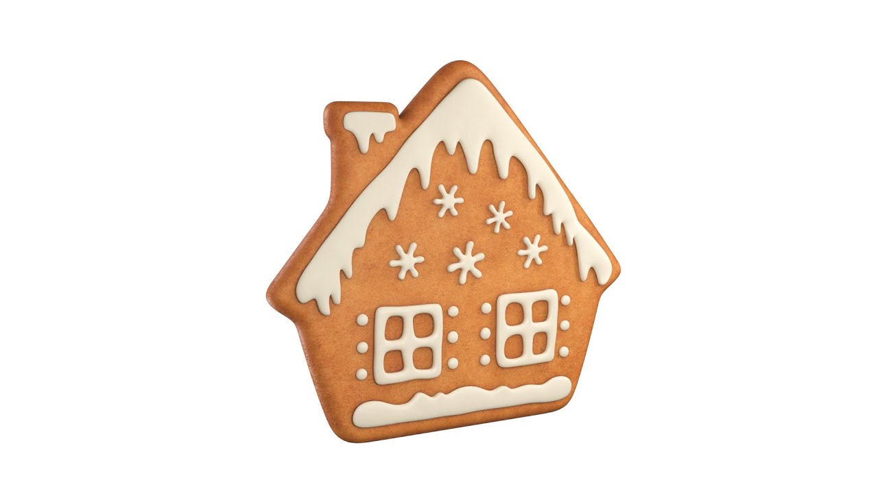 Zencefilli kurabiye evi 3D Model