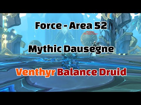 Mythic Dausegne vs Force | Venthyr Balance Druid POV | World of Warcraft