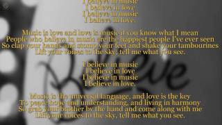 Gallery - I believe in music (Lyric video) [HQ]