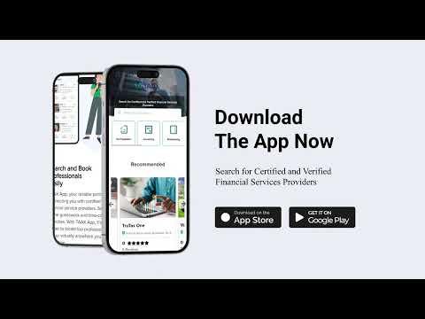 TAAX App - Search and Book Verified Financial Services Professionals.