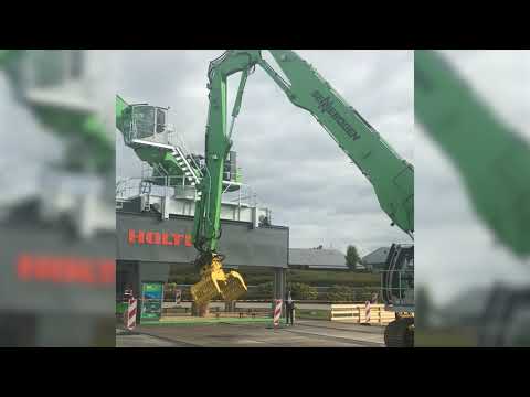 Sennebogen 830E demolition machine