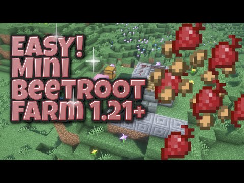 The Easiest Mini Beetroot Farm - 1.21 — Minecraft farm tutorial thumbnail