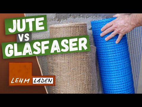 So bettet man Gewebe ein: Jute vs Glasfaser – Armierungslage verputzen