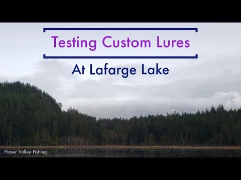 Testing Custom Lures at Lafarge Lake